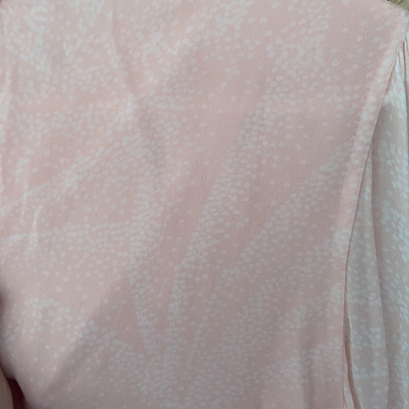 TVF for DVF cropped pink chiffon top! Sz SM! NWT - Picture 7 of 8